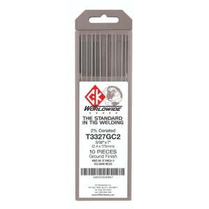 CK Worldwide Tungsten Electrode 3/32" 2% Ceriated