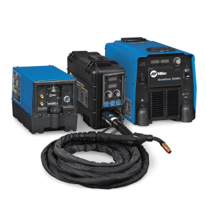 Miller AlumaFeed 450 MPa Stationary package with 25ft. XR Aluma-Pro Water-Cooled
