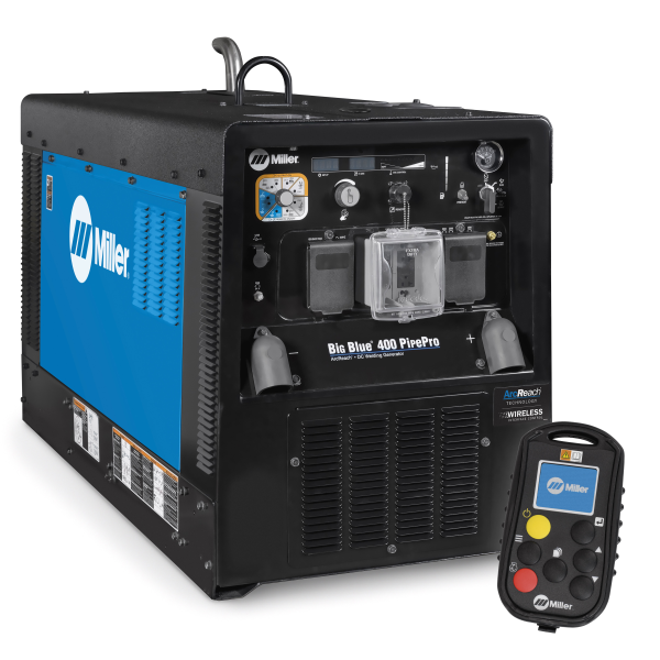 Miller Big Blue 400 PipePro (Mitsubishi) Blue with Wireless Interface Control