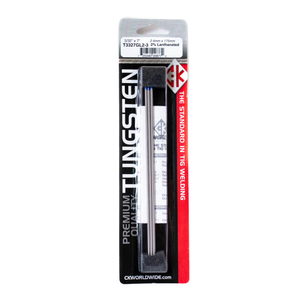 CK Worldwide Tungsten Electrode 3/32" 2% Lanthanated