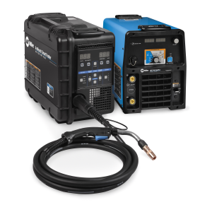 Miller XMT 350 FieldPro, Tweco, ArcReach Smart Feeder, Bernard PipeWorx 300A Gun Pkg