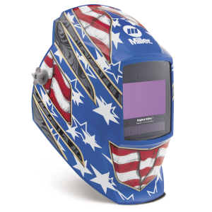 Miller Welding Helmet, Digital Elite Stars Stripes III